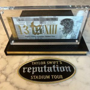 Taylor Swift's Reputation Stadium Tour Book, Patch & VIP Ticket